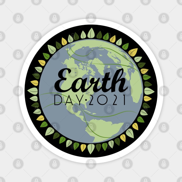 Earth Day 2021 Logo Magnet by PrintablesPassions